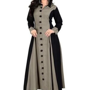 Madhuram Womens Rayon Regular A Line Kurti with Fully Stitched Plain Long Kurta(M-114)