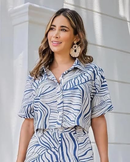 Fashion Rayon Women Co-Ord Set Standard Length Dress