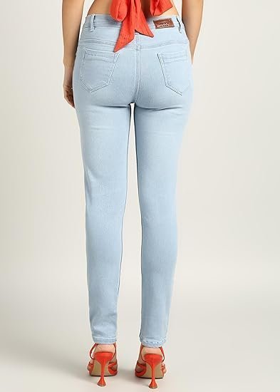Nifty Women's Denim Slim Fit High Waist Jeans - Image 4