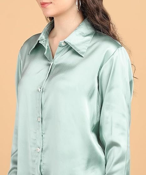 POPWINGS Women's Solid Regular Fit T-Shirt - Image 2