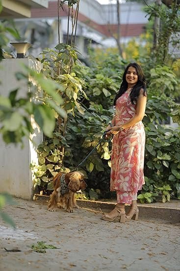 ANNI DESIGNER Women's Rayon Viscose Straight Printed Kurta with Pant - Image 4